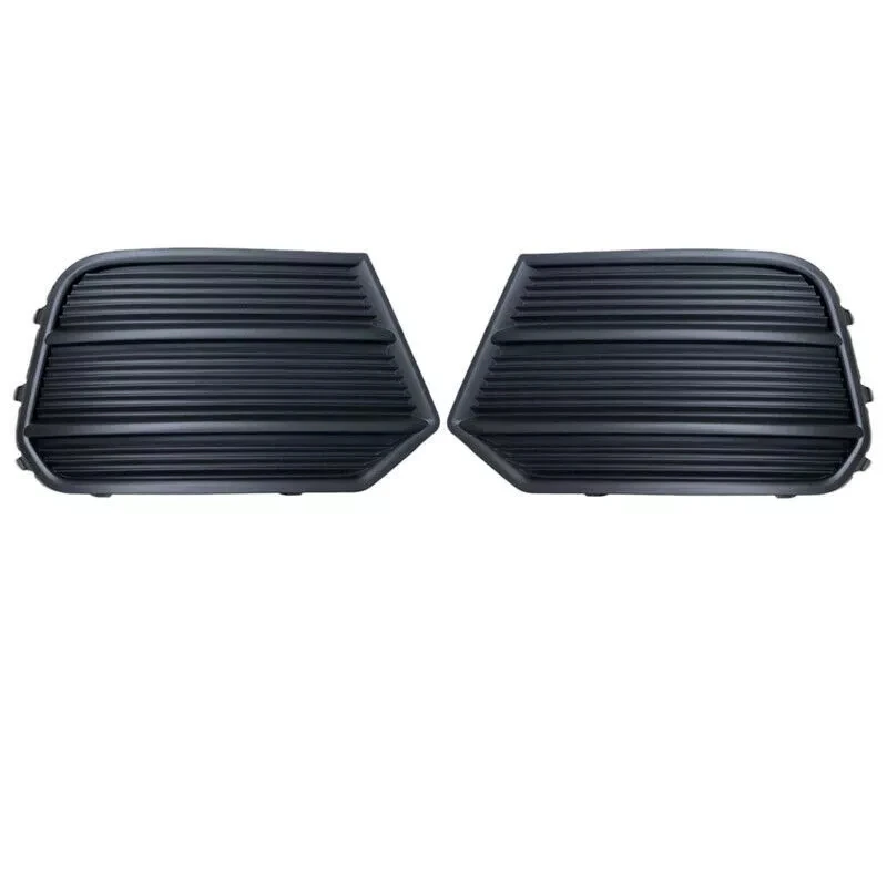 For Audi Q3 2016 2017 2018 Black Front Bumper Fog Light Lamp Grill Grille Cover