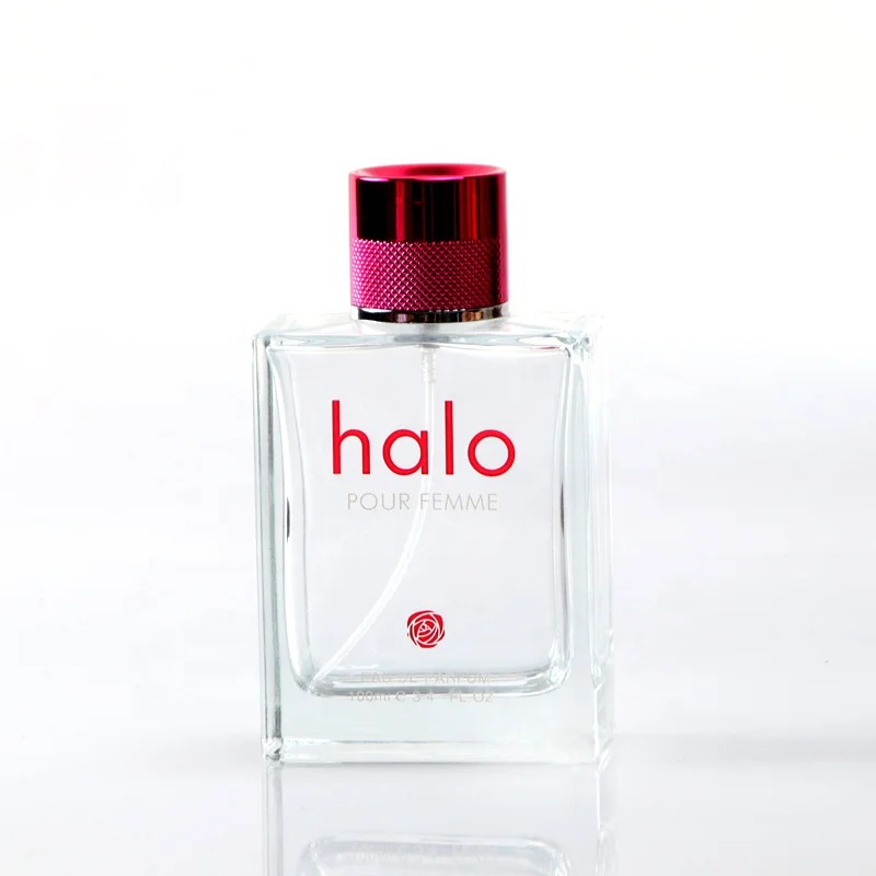 Custom square Rectangle Fine Mist Sprayer Portable Bottle Luxury Taobao Perfume Bottle 100ml