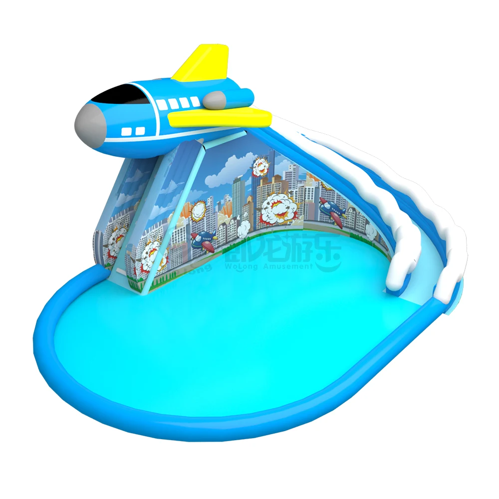 11.5x10x6m Submarine Use Together with Two Inflatable Pool Inflatable Water Slide Match with Inflatable Floating Toys