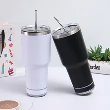 Wholesale 30oz Stainless Steel Vacuum Tumbler USB Wireless Music Water Bottle Speaker Travel Use Sublimation Wall Stainledss