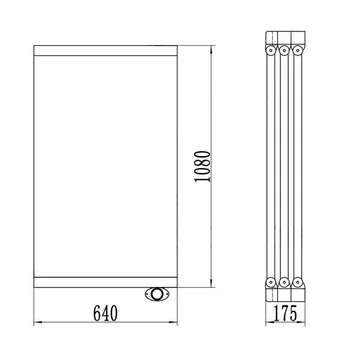 Wholesale 4655038 New Construction Machinery Parts Excavator Hydraulic Oil Cooler Radiator for HITACHI ZAX850-3 ZAX870-3