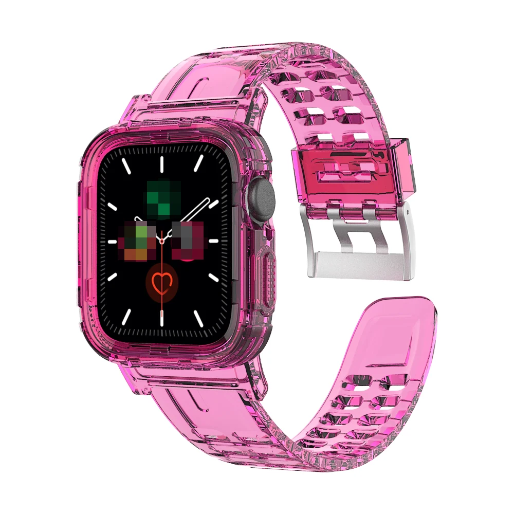 Correa De Plástico Para Reloj Inteligente,De Acero Inoxidable Y Plástico De  38mm,40mm,42mm Y 44mm Para Apple Watch 6 Se 5 4 3 2 1,2021 - Buy Plástico Reloj  Inteligente Banda,Banda De Acero