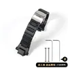 Boucle couleur acier noir