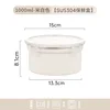 Caja de conservación 304 - Blanco arroz 1000ml