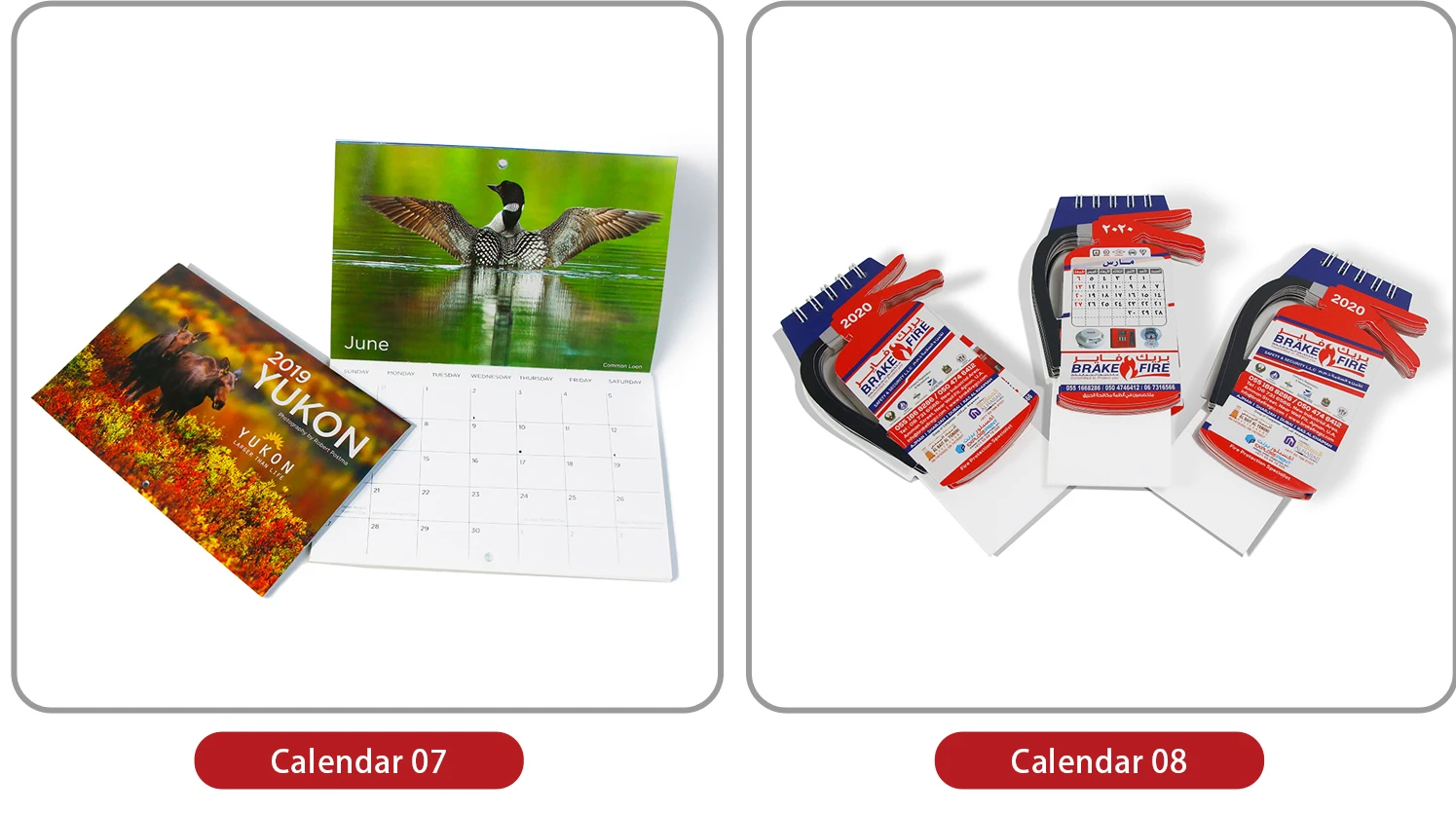 New Product Wholesale Monthly Wall Calendars Custom Cmyk Full Colors