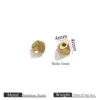 gold Irregular-shaped beads-4