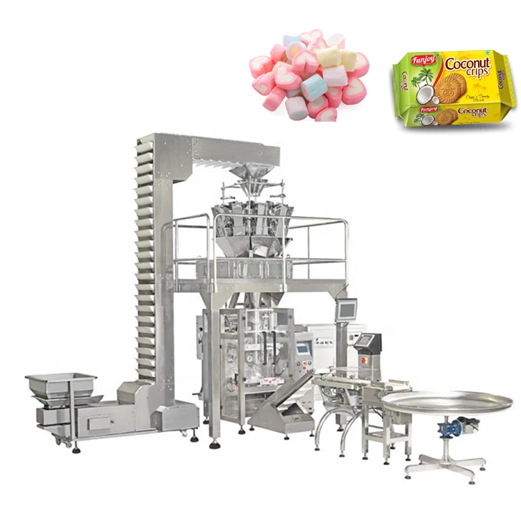 Sugar Filling Machine Automatic Pet Biscuit Food Bag Weighing Packing Animal Cat Food Dog Food Bag Pouch Packing Machine