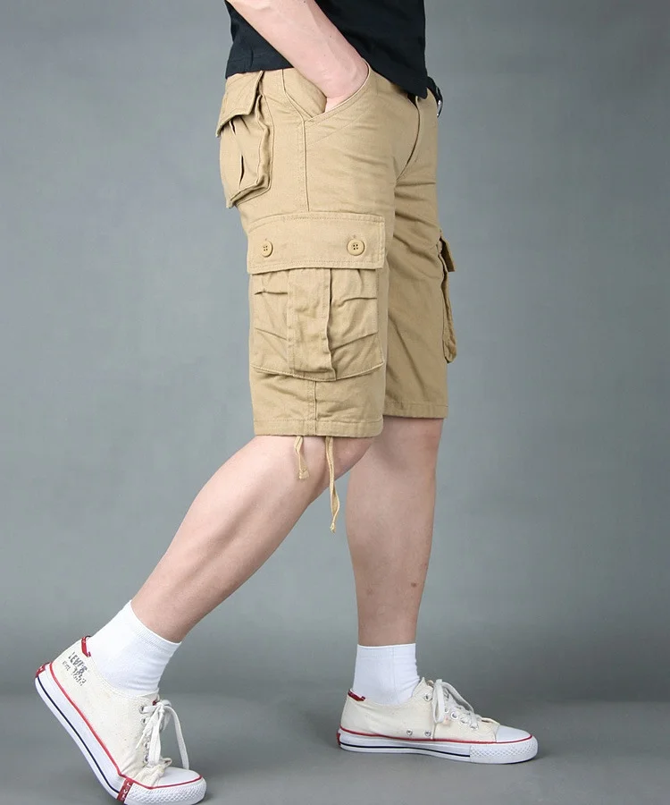 Men's Cotton Canvas Tactical Short Pants Hiking Hunting