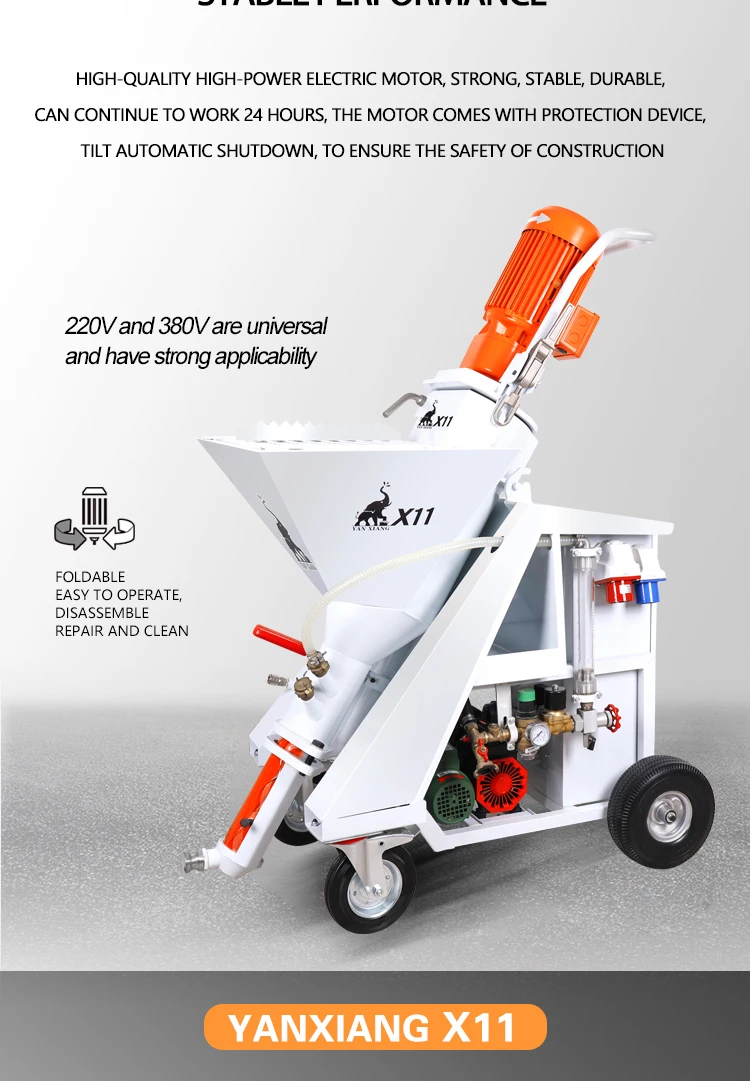 X11 220V/380V Automatic Gypsum Plaster Station,