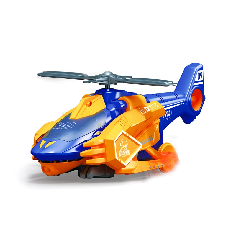 Automatic Deformable Shapes Battery Operated Deformable Pterosaur Model Toys Air Plane BO for Kids