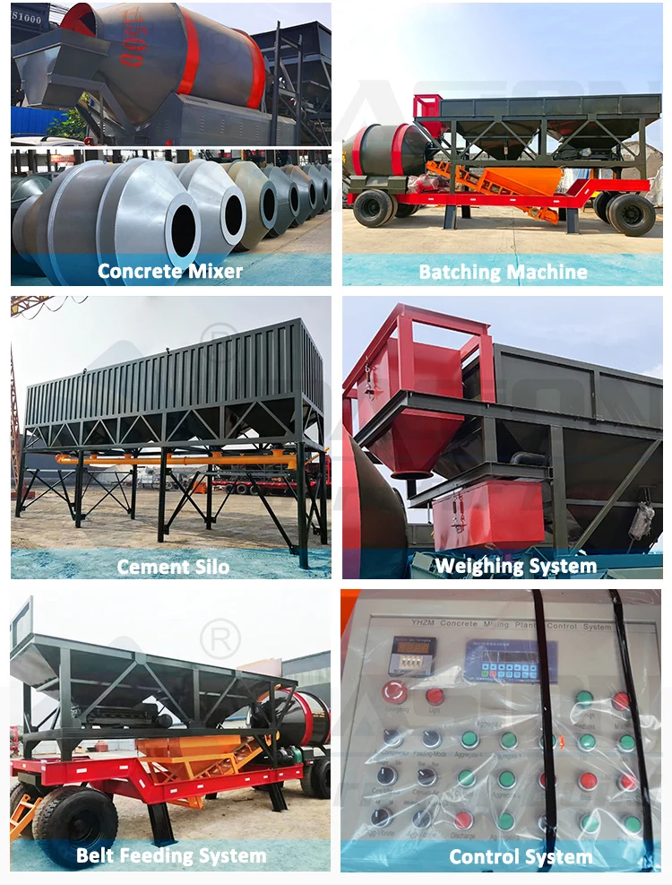 mobile concrete batching plant