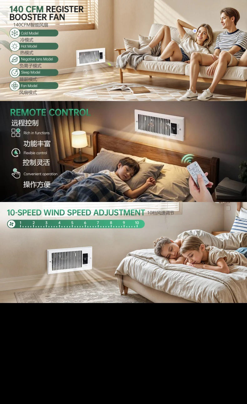 Wall Mounted Exhaust Fan, Electric Power, A.C. Source - detail 16