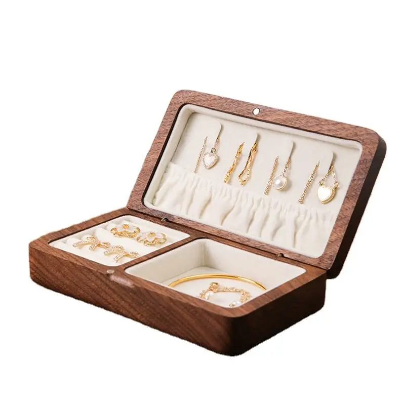 High Quality Travel Trinket Pendant And Earring Combination Box