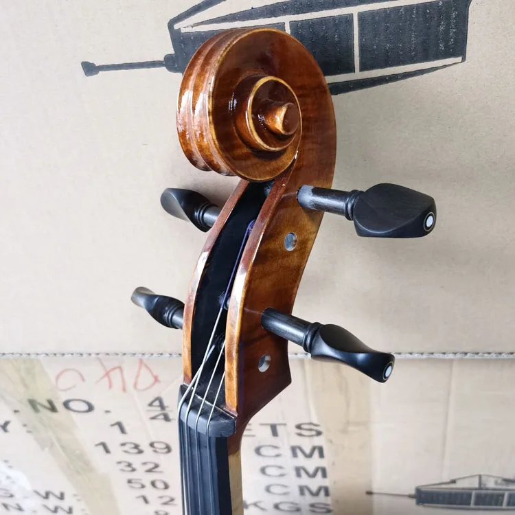 De haut grade flammé Ebnoy Maple le violon avec accessoires pour