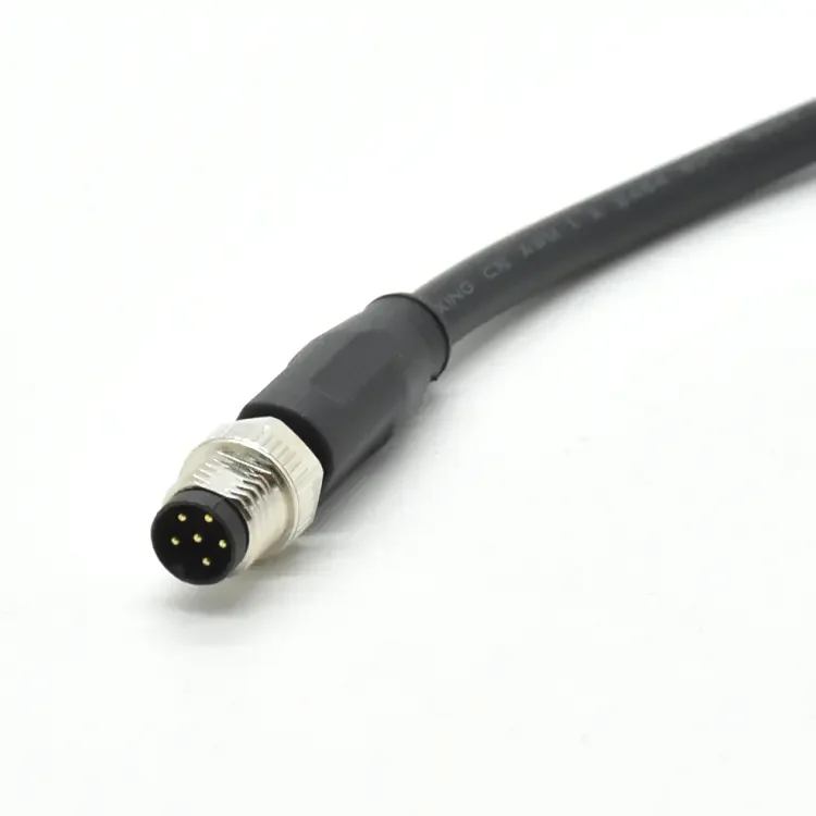 Hot Sale Wire Connectors 6 Pin Circular Industrial Male Female Cable Plug Female Connector IP67 Waterproof Sensor M8 Connector