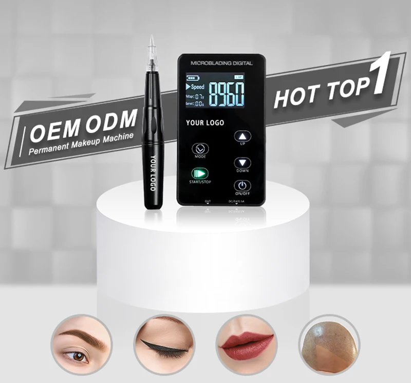 Machine Make Up Factory OEM Electric Stainless Steel Microblading Semi Permanent Makeup ...