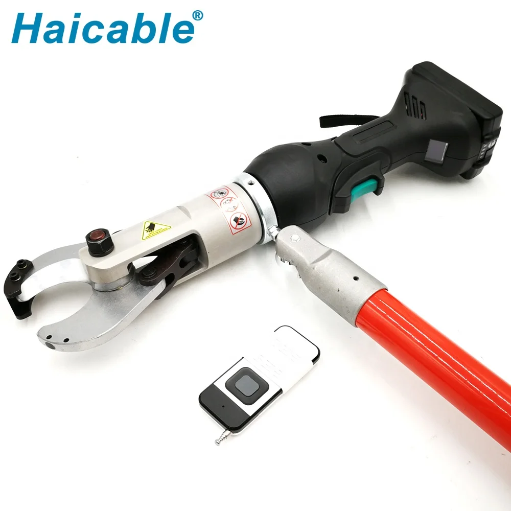 Battery Powered Cable Cutter with Insulating Rod RMS-36K Remote Control Cordless Cable Cutter