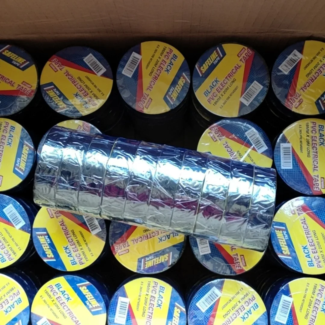 Yiwu factory General purpose pvc electrical insulation tape pipe wrapping warning tape customization brand OEM offer