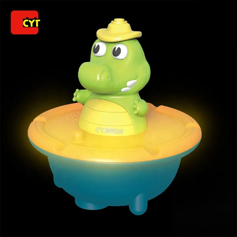 Light up Bath Toys Cute Crocodile Water Spray Fun - Main Image