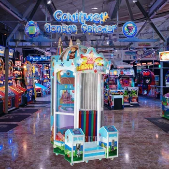 Amusement Park Equipment Rainbow Castle Arcade Ticket Game Machine For Kids