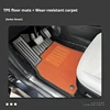 Alfombrillas de carbono firber + alfombra resistente al desgaste
