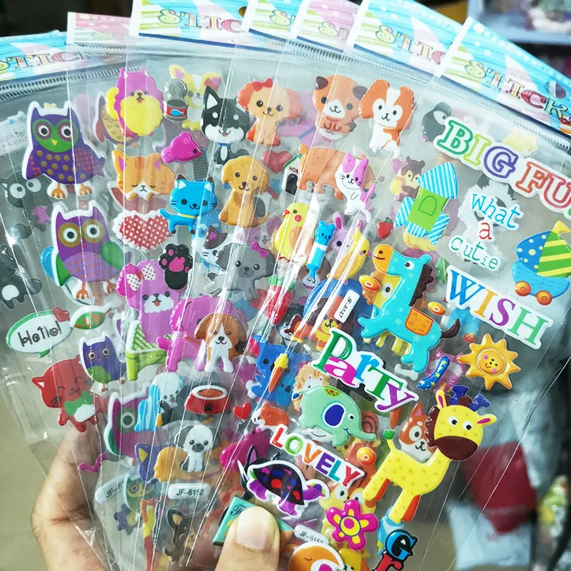 Custom 3D Puffy Stickers - Perfect for Kids & Promotions