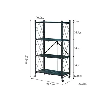 Modern Foldable Table Extensible Table Metal Steel Rack Kitchen Racks ...