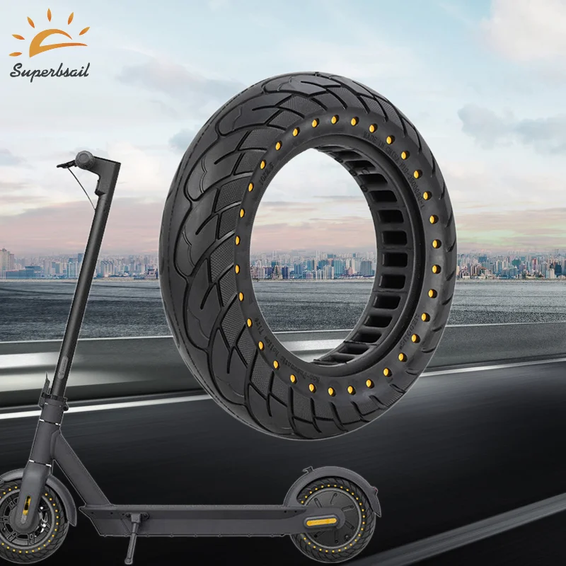 Superbsail 10 Inch 10x2.50 Honeycomb Solid Tire Escooter Balance Drive Thick Wear Resistant Tire For Electric Scooter Skateboard supplier