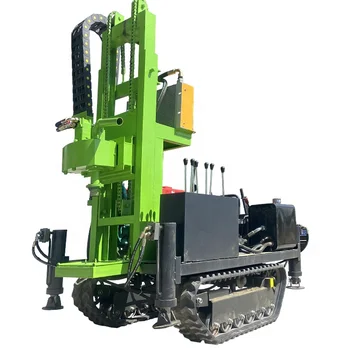Depth50m 130m 200m domestic hydraulic and pneumatic dual use high quality HR-926  water well drilling rig downhole drilling rig