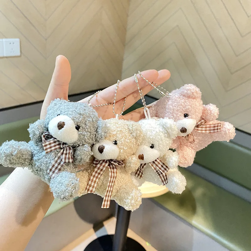 Portachiavi Orso Floccato Con Biglietto Di Incoraggiamento – Regalo Positivo Per Amiche, Insegnanti E Laurea