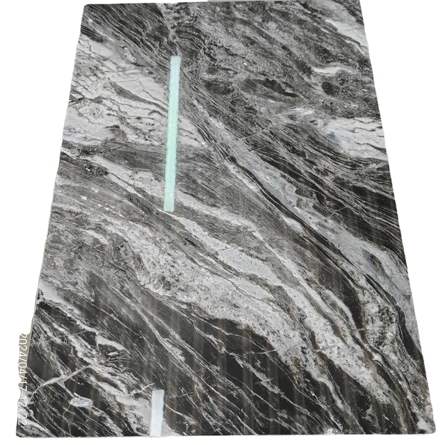 China Marble Bamboo Charcoal Wall Panel Factory Wood Indoor Wpc Paneling Glossy Marble Pvc Bamboo Charcoal Board Veneer Marble