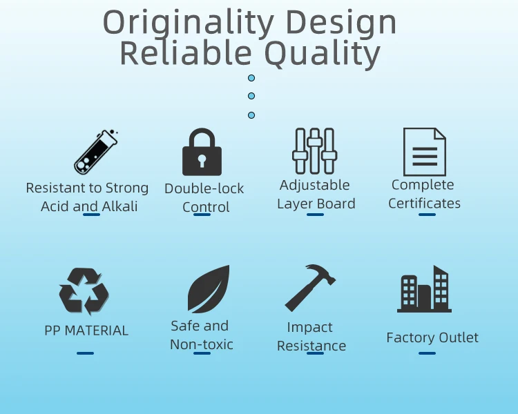 Factory Double Lock Pp Medicine Acidbase Chemicals Storage Buy Pp