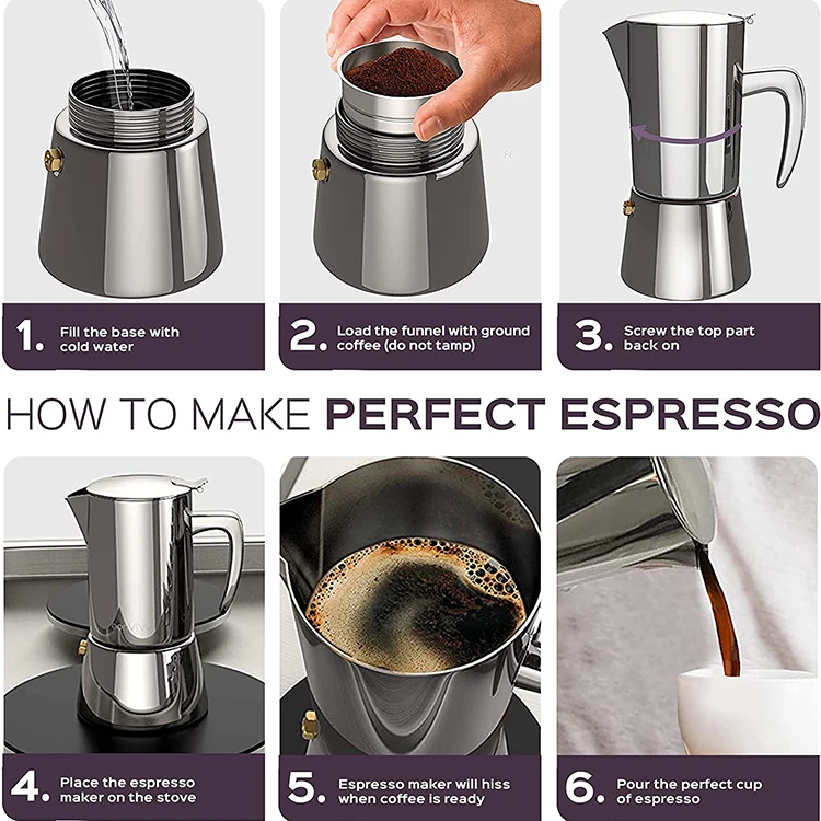 Stovetop Espresso Maker How To Make Perfect Moka Pot Coffee Stove