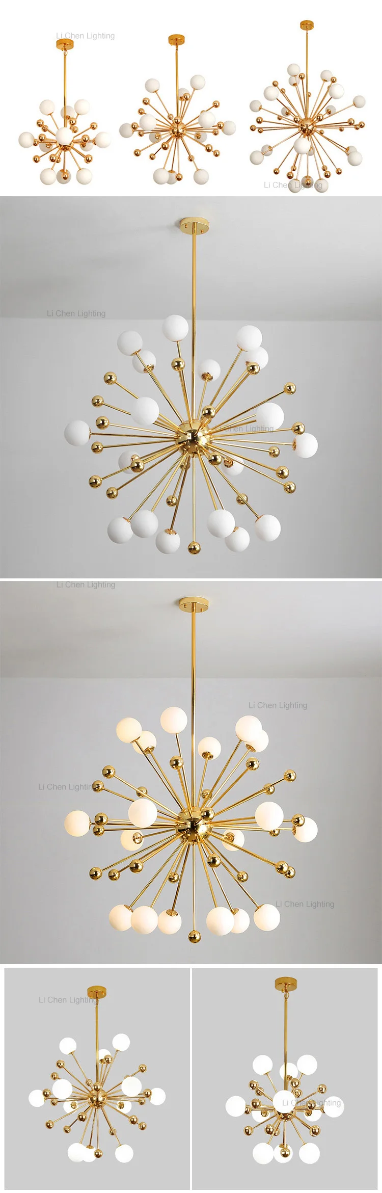 p0037 modern glass bubble chandelier luxury cluster globe pendant lamp for dining table chandelier-2