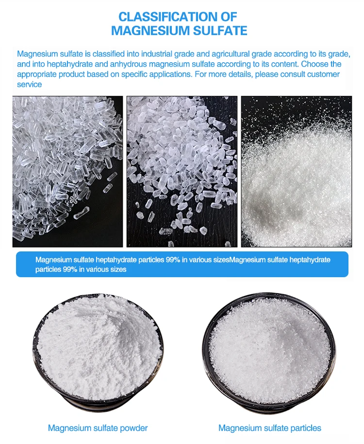 Magnesium Sulfate Anhydride Magnesium Sulfate