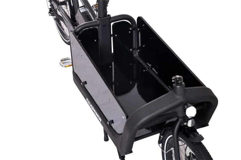 Clamber Adult Bicycle with Front Loading Box Mid Motor Bafang  Two Wheel Adult Electric Cargo Bike