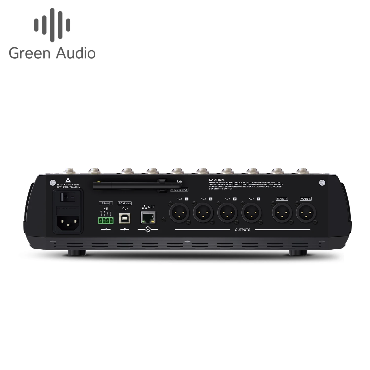 GAX-TQ10プロフェッショナルDJオーディオミキサー、DSP