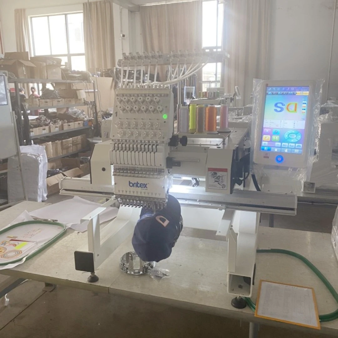 BR-1201 Embroidery Machine - High-Accuracy Cap Flat Cloth