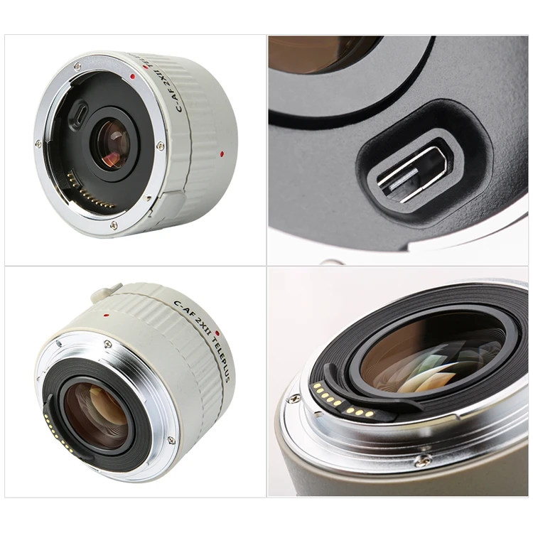 Viltrox C-AF 2XII AF Auto Focus Teleconverter Lens Extender Magnification for Canon EF Mount Lens DSLR Camera