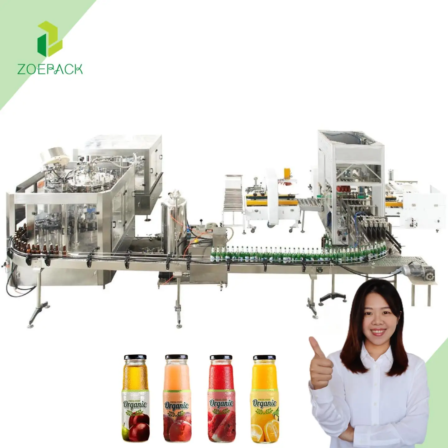 Ginger Carrot Apple Strawberry Blueberry Orange Fresh Fruit Juice Bottling Machine