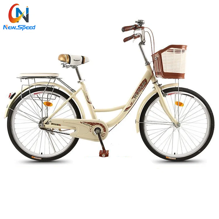 Retro Woman City Road Bike Vintage Beach Cruiser Bicycle