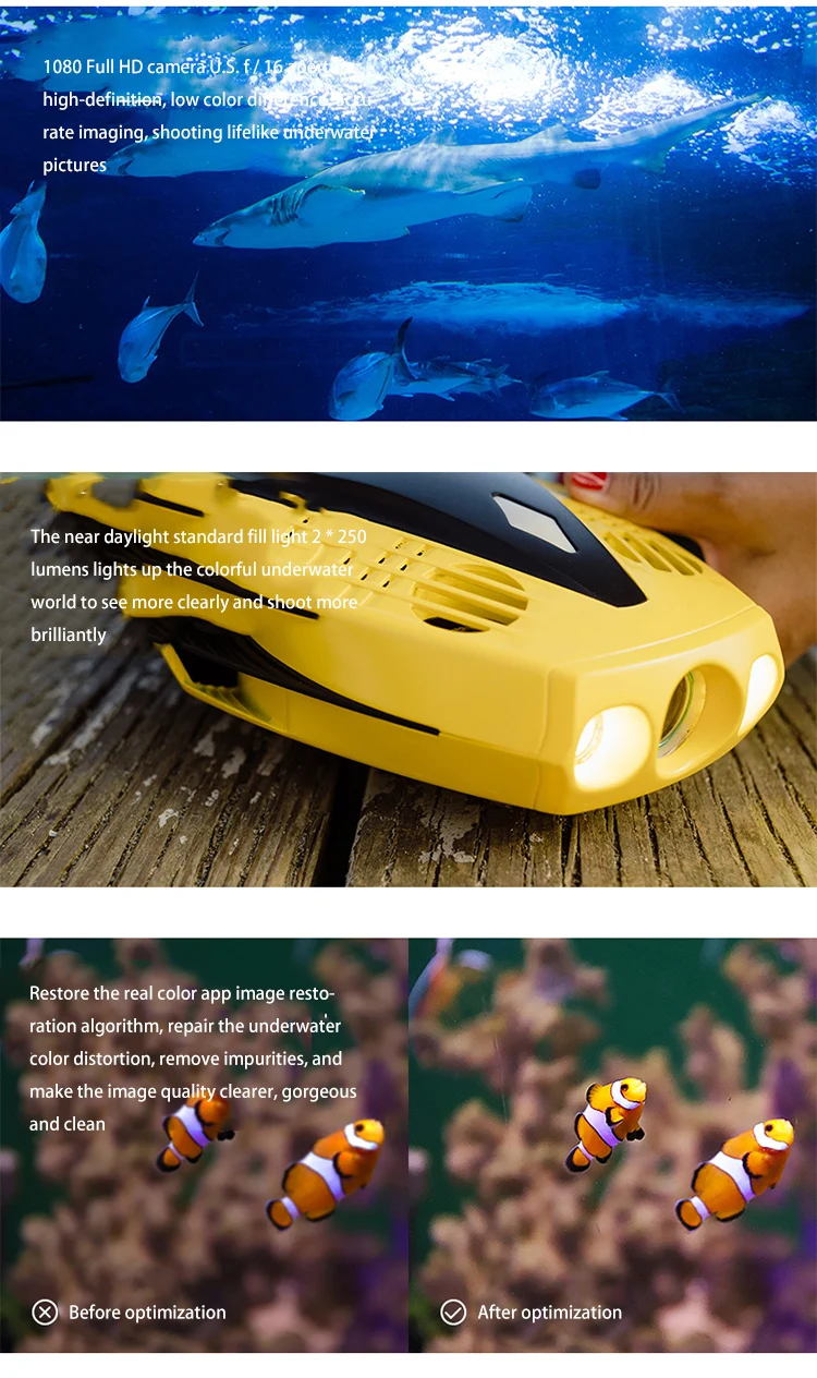 In-stock CHASING DORY Underwater Drone - Explore & Capture