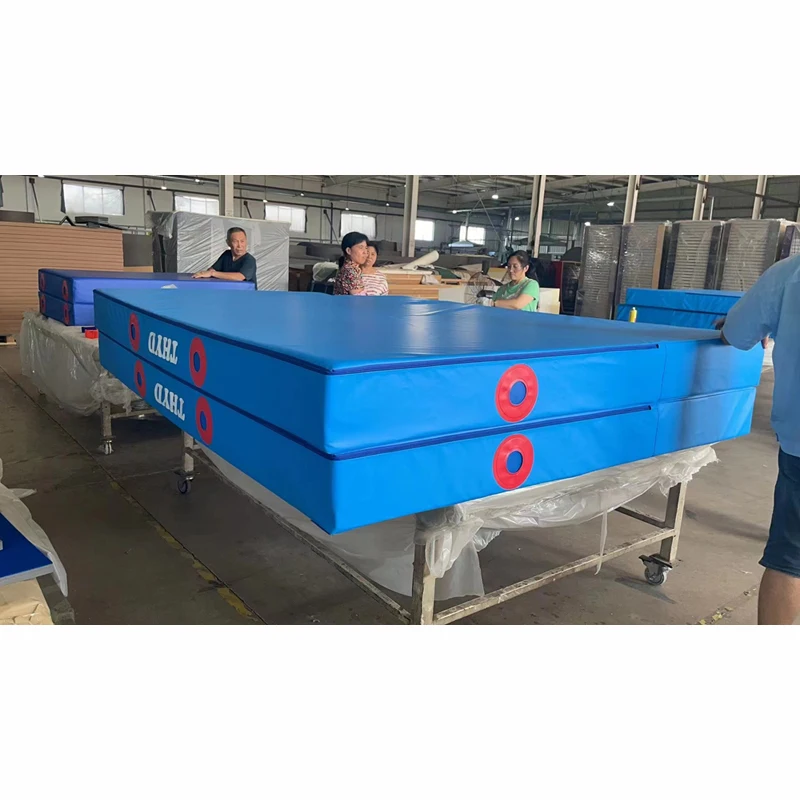 product custom logo gymnastics training equipment mats landing mats for balance beam and uneven bars-2