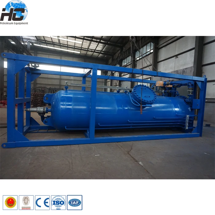 
High-level and low-level alarm system nitrogen gas buffer tank pressure vessel / gas buffer tank lab 