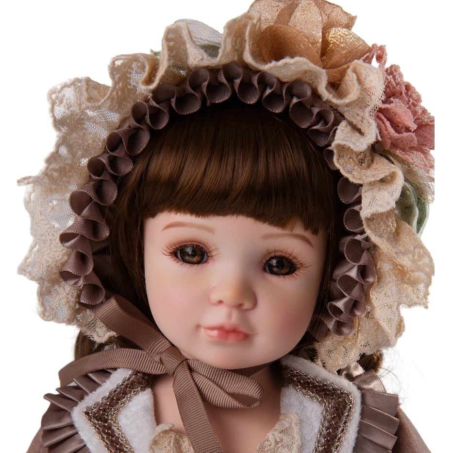 Antique Vintage 18-Inch Ceramic Porcelain Princess Baby Dolls