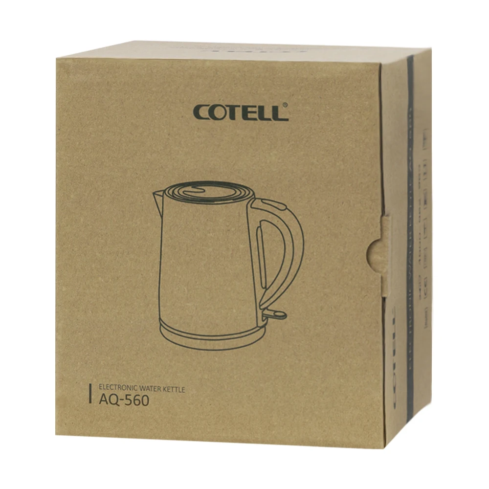 Cotell Aq560 Electric Kettles Stainless Steel 1l Electronic Water