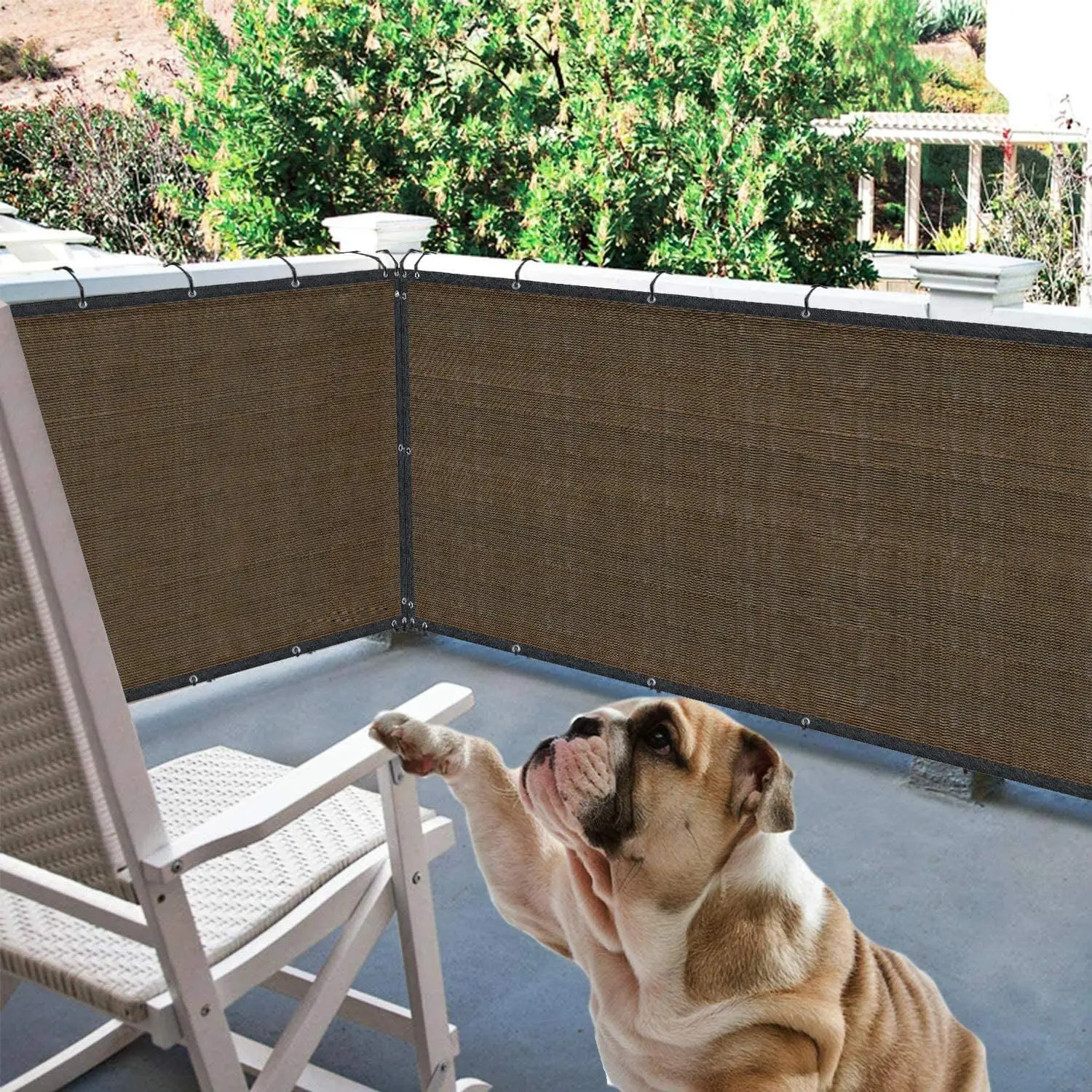 HDPE Privacy Fence Screen for Garden Balcony Construction Site-Durable Outdoor Fencing Trellis & Gates details
