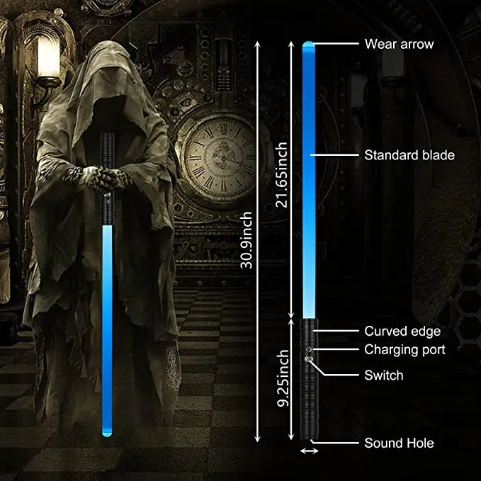 2024 перезаряжаемая Металлическая рукоятка 15 цветов