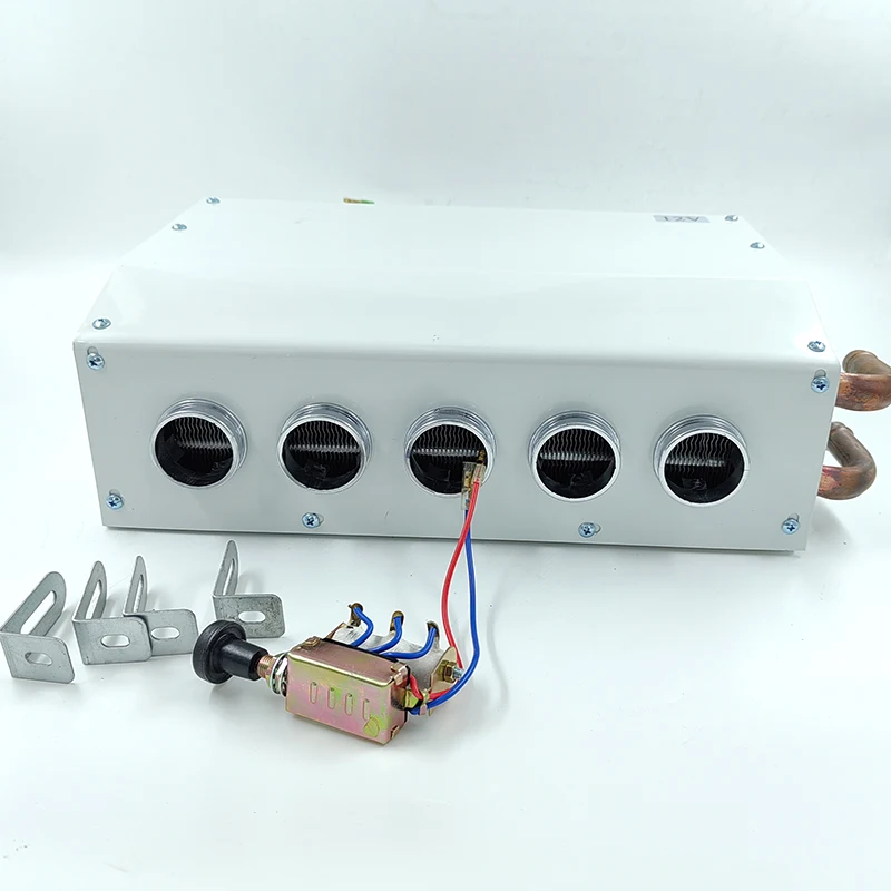 12V,24V Assembly Auto Air Conditioning Cooling & Heating AC Evaporator Unit 5 Holes Heater ASSY