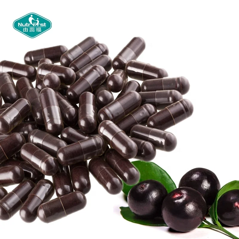 Водорастворимый фруктовый порошок, концентрат сока, бразильский Замороженный Порошок ягод Асаи для использования сока